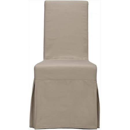 Safavieh Kallie Slipcover Chair- Taupe - Set Of 2 MCR4521A-SET2